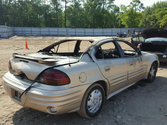 1G2NF52T81M542745 - 2001 PONTIAC GRAND AM S ბეჟი ფოტო 4