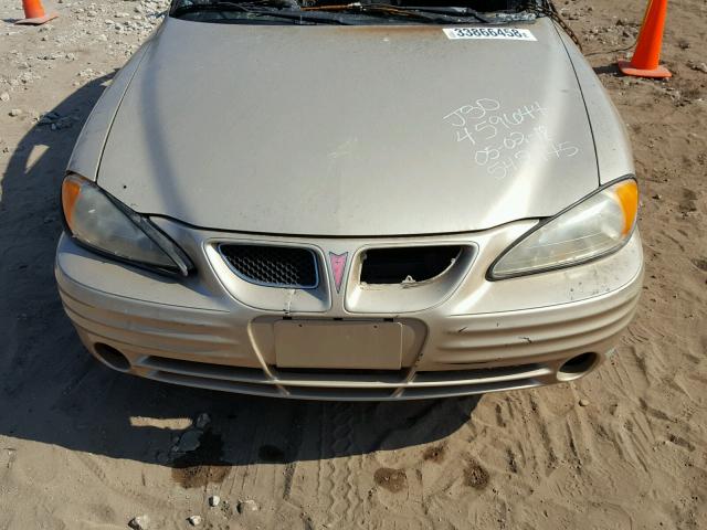 1G2NF52T81M542745 - 2001 PONTIAC GRAND AM S ბეჟი ფოტო 7