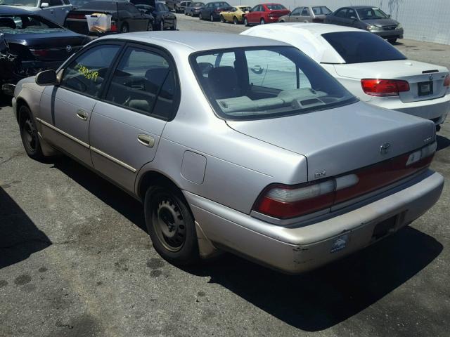 1NXBB02E0VZ518438 - 1997 TOYOTA COROLLA DX BEIGE photo 3