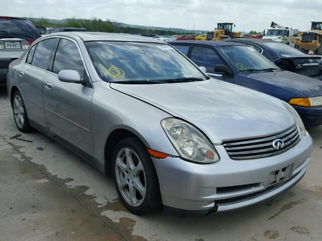 JNKCV51E53M328614 - 2003 INFINITI G35 SILVER photo 1