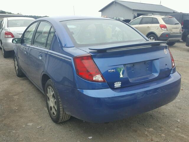 1G8AJ52F55Z119210 - 2005 SATURN ION LEVEL BLUE photo 3