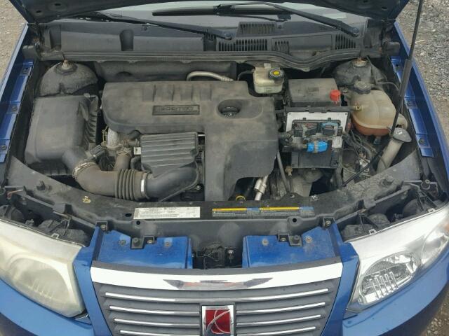 1G8AJ52F55Z119210 - 2005 SATURN ION LEVEL BLUE photo 7