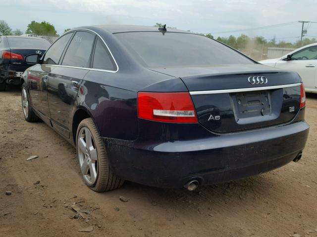 WAUDH74FX8N094529 - 2008 AUDI A6 3.2 QUA BLACK photo 3