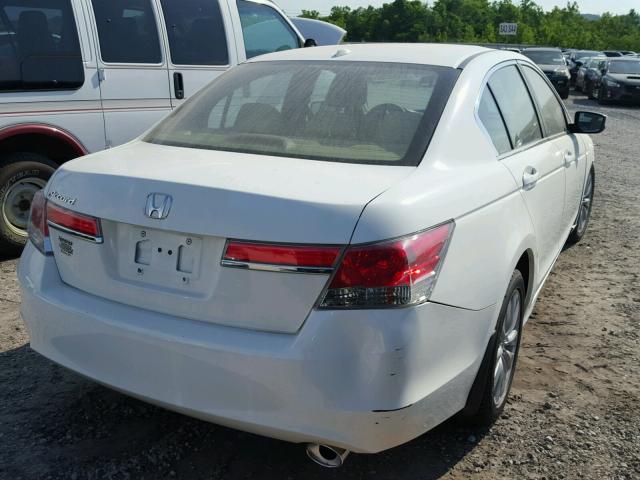 1HGCP2F86CA033036 - 2012 HONDA ACCORD EXL WHITE photo 4