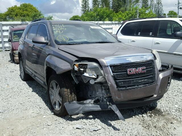 2CTALFEW9A6298766 - 2010 GMC TERRAIN SL GRAY photo 1