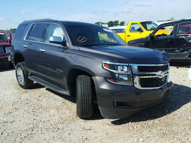 1GNSKAKC9FR706914 - 2015 CHEVROLET TAHOE K150 GRAY photo 1