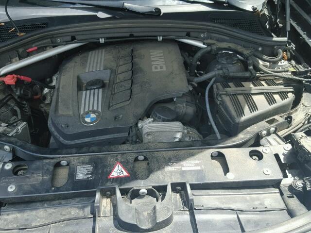 5UXWX5C51CL727319 - 2012 BMW X3 BLACK photo 7