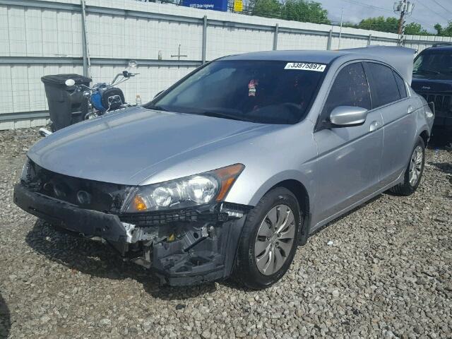 1HGCP2F35AA130133 - 2010 HONDA ACCORD LX SILVER photo 2