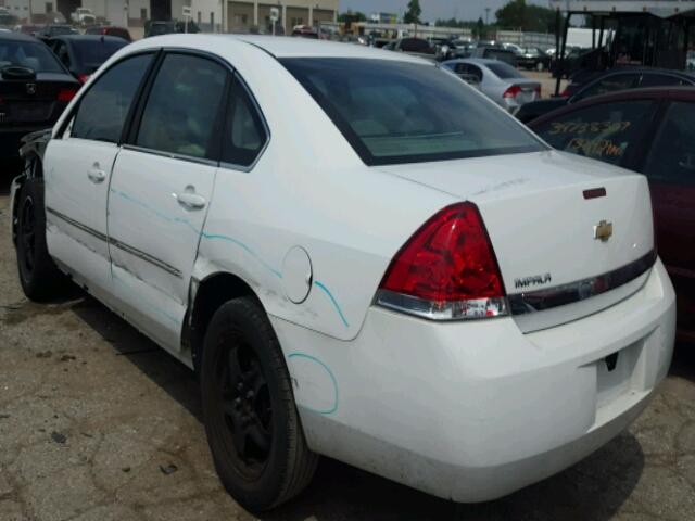 2G1WA5EN5A1256481 - 2010 CHEVROLET IMPALA LS WHITE photo 3