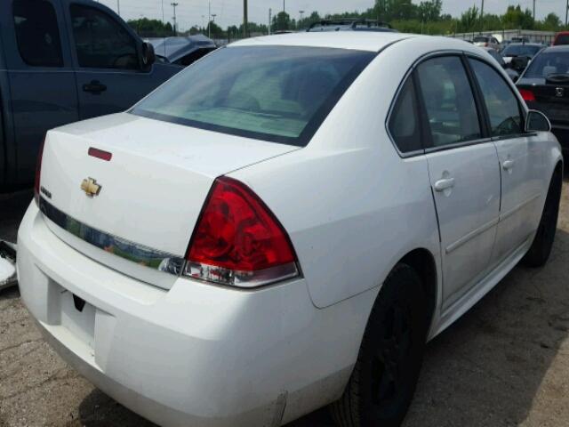 2G1WA5EN5A1256481 - 2010 CHEVROLET IMPALA LS WHITE photo 4