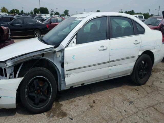 2G1WA5EN5A1256481 - 2010 CHEVROLET IMPALA LS WHITE photo 9