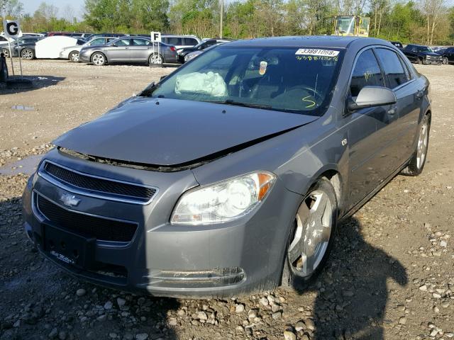 1G1ZJ577384178213 - 2008 CHEVROLET MALIBU 2LT GRAY photo 2