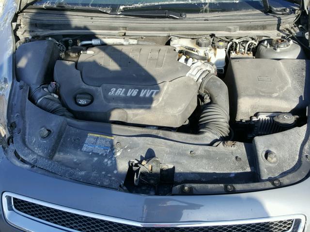 1G1ZJ577384178213 - 2008 CHEVROLET MALIBU 2LT GRAY photo 7