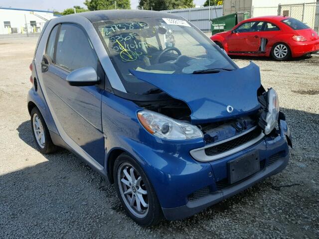 WMEEJ31X19K218127 - 2009 SMART FORTWO PUR BLUE photo 1