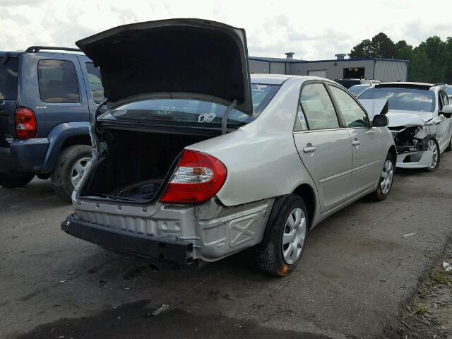 4T1BE30K64U915085 - 2004 TOYOTA CAMRY SILVER photo 4