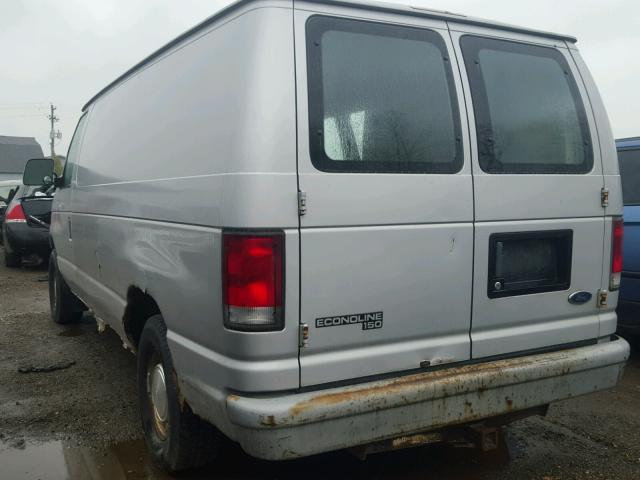 1FTRE1428WHA89210 - 1998 FORD ECONOLINE SILVER photo 3