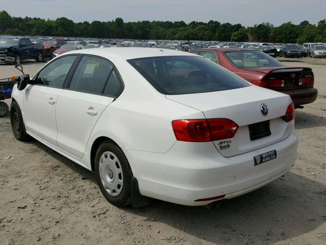 3VW1K7AJ2DM281118 - 2013 VOLKSWAGEN JETTA BASE 白色 照片 3