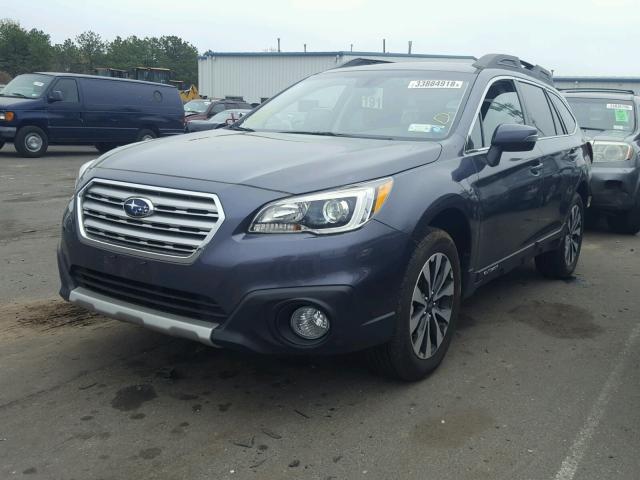 4S4BSANC2H3252737 - 2017 SUBARU OUTBACK 2. BLUE photo 2