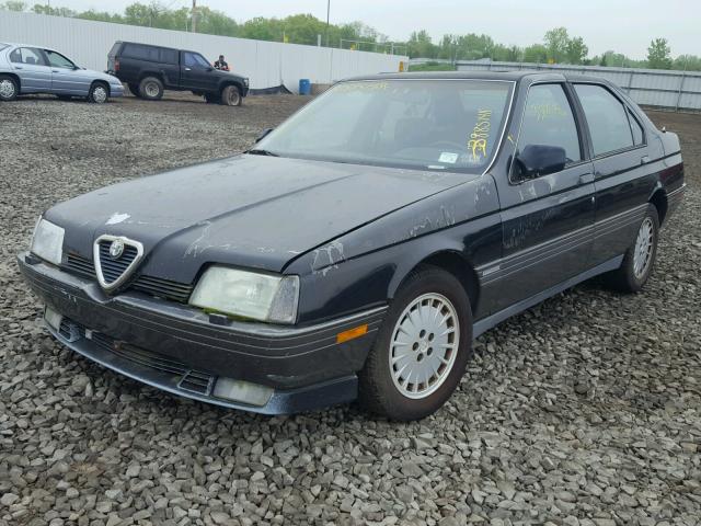 ZAREA33L0M6209368 - 1991 ALFA ROMEO 164 L BLACK photo 2