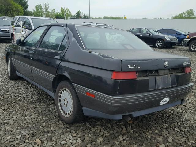 ZAREA33L0M6209368 - 1991 ALFA ROMEO 164 L BLACK photo 3