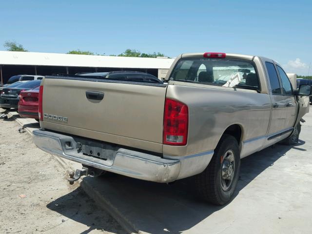 3D7KA28C93G827758 - 2003 DODGE RAM 2500 S GOLD photo 4