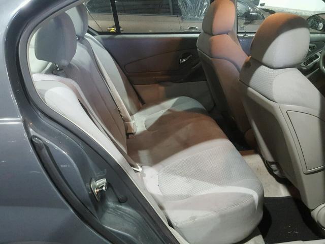 1G1ZS57F07F291236 - 2007 CHEVROLET MALIBU LS ნაცრისფერი ფოტო 6