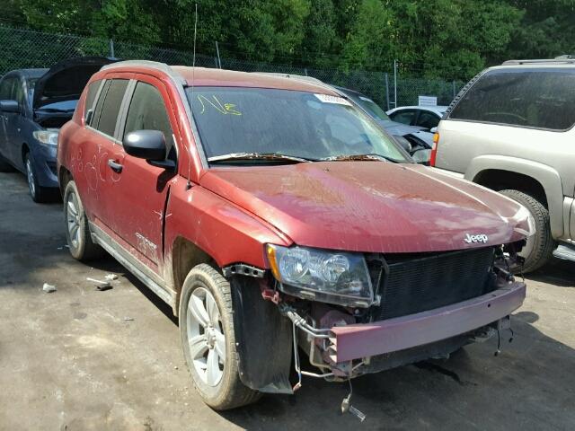1C4NJCBA7ED642936 - 2014 JEEP COMPASS SP RED photo 1