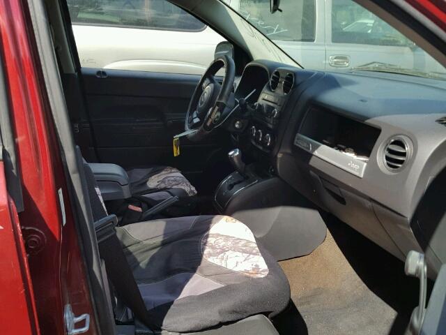 1C4NJCBA7ED642936 - 2014 JEEP COMPASS SP RED photo 5