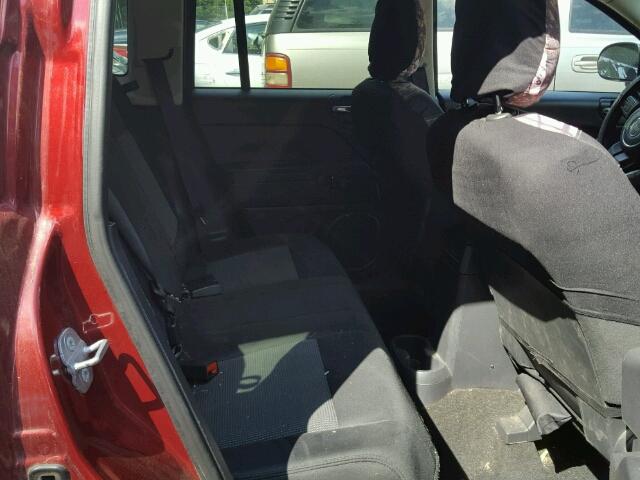1C4NJCBA7ED642936 - 2014 JEEP COMPASS SP RED photo 6