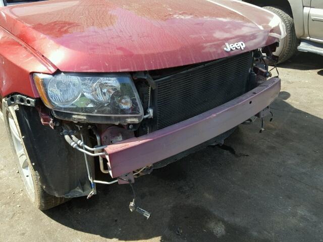 1C4NJCBA7ED642936 - 2014 JEEP COMPASS SP RED photo 9