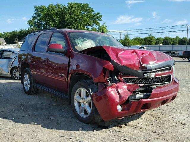 1GNUKBE07AR219302 - 2010 CHEVROLET TAHOE K150 RED photo 1