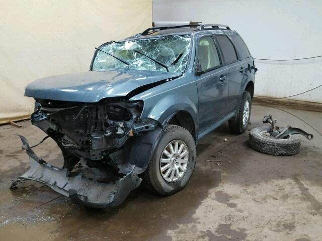 4M2CN8HG5AKJ04885 - 2010 MERCURY MARINER PR BLUE photo 2