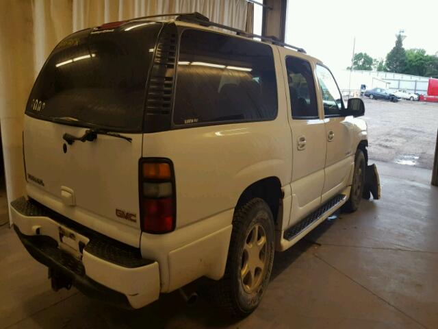 1GKFK66U34J239998 - 2004 GMC YUKON XL D WHITE photo 4