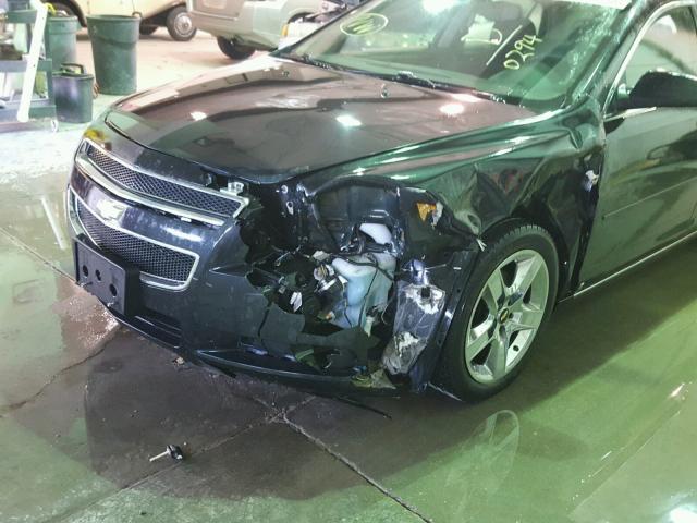 1G1ZH57B08F250294 - 2008 CHEVROLET MALIBU 1LT 黑色 照片 9