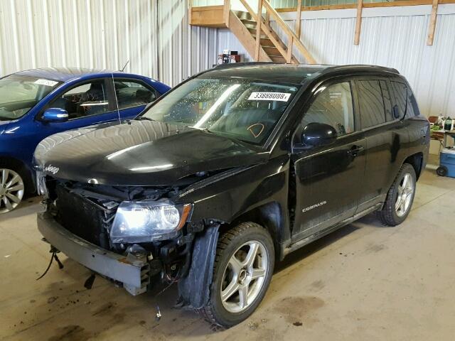 1C4NJDAB6ED565914 - 2014 JEEP COMPASS SP BLACK photo 2
