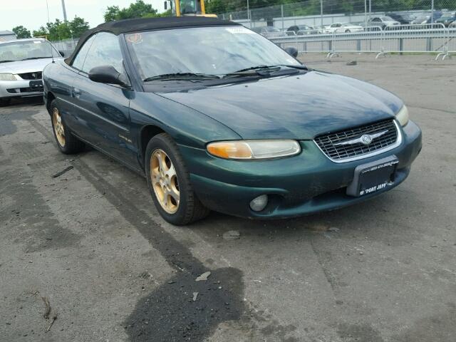 3C3EL55H6XT556341 - 1999 CHRYSLER SEBRING JX GREEN photo 1