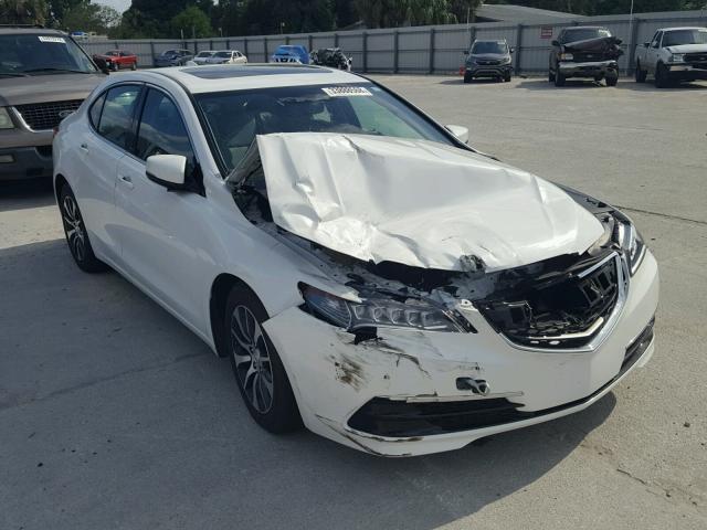 19UUB1F50GA014345 - 2016 ACURA TLX TECH WHITE photo 1