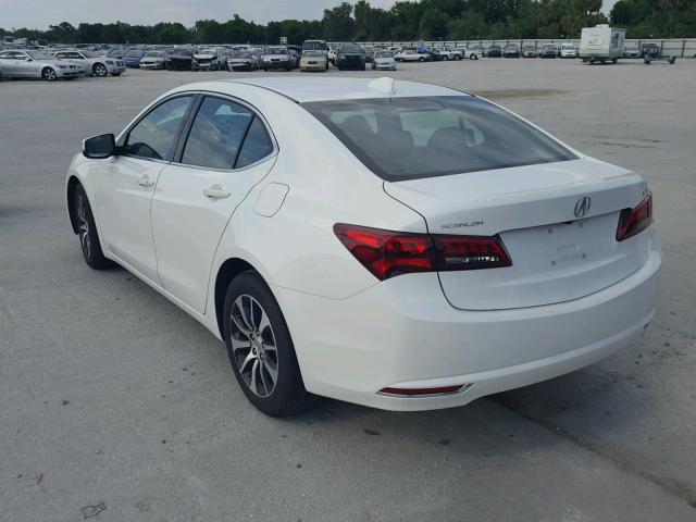19UUB1F50GA014345 - 2016 ACURA TLX TECH WHITE photo 3