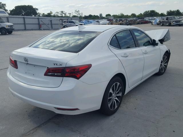 19UUB1F50GA014345 - 2016 ACURA TLX TECH WHITE photo 4