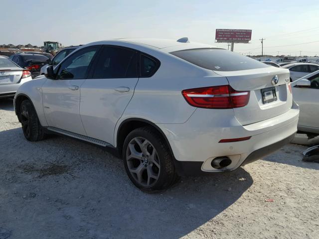 5UXFG2C53E0H11483 - 2014 BMW X6 XDRIVE3 WHITE photo 3