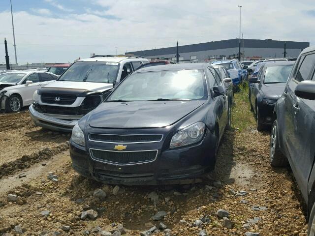 1G1ZB5EU4CF125765 - 2012 CHEVROLET MALIBU LS BLACK photo 2