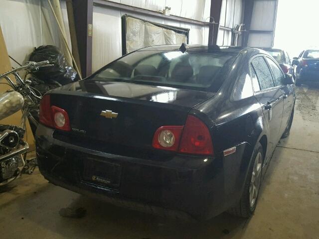 1G1ZB5EU4CF125765 - 2012 CHEVROLET MALIBU LS BLACK photo 4