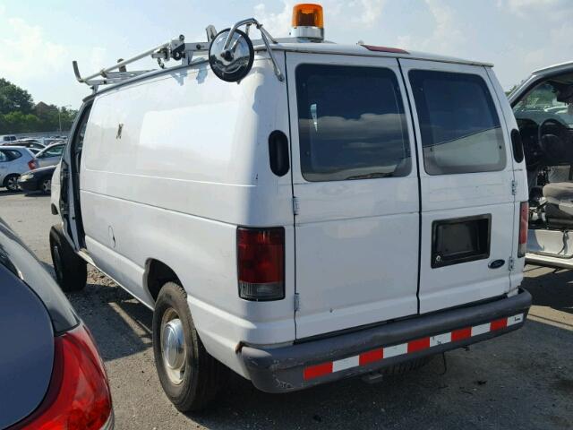 1FTNE24W05HB21623 - 2005 FORD ECONOLINE WHITE photo 3