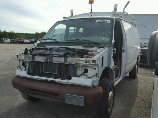 1FTNE24L71HA87597 - 2001 FORD ECONOLINE WHITE photo 2