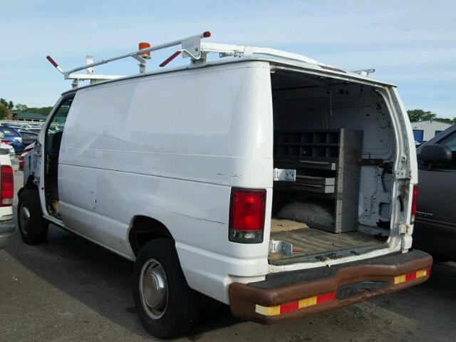 1FTNE24L71HA87597 - 2001 FORD ECONOLINE WHITE photo 3