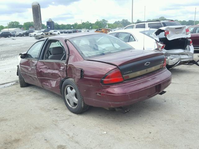 2G1WN52K0X9169516 - 1999 CHEVROLET LUMINA LTZ MAROON photo 3