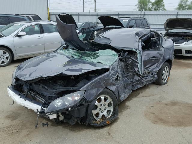 JM1BK12F681103360 - 2008 MAZDA 3 I GRAY photo 2