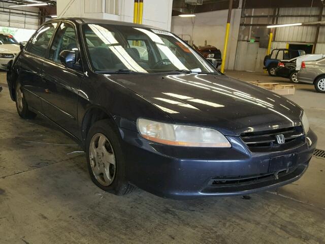 1HGCG6679YA114151 - 2000 HONDA ACCORD EX BLUE photo 1