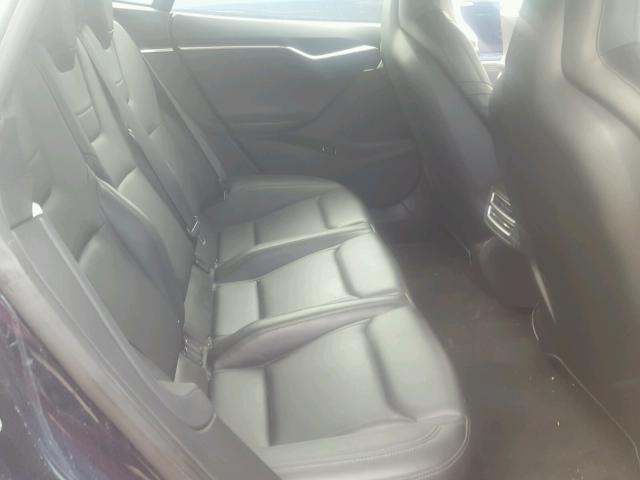 5YJSA1H28EFP63300 - 2014 TESLA MODEL S BLUE photo 6