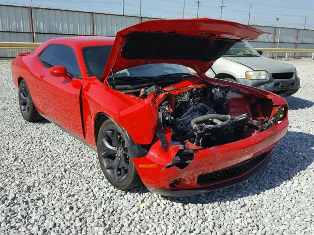 2C3CDZAG9JH161093 - 2018 DODGE CHALLENGER RED photo 1